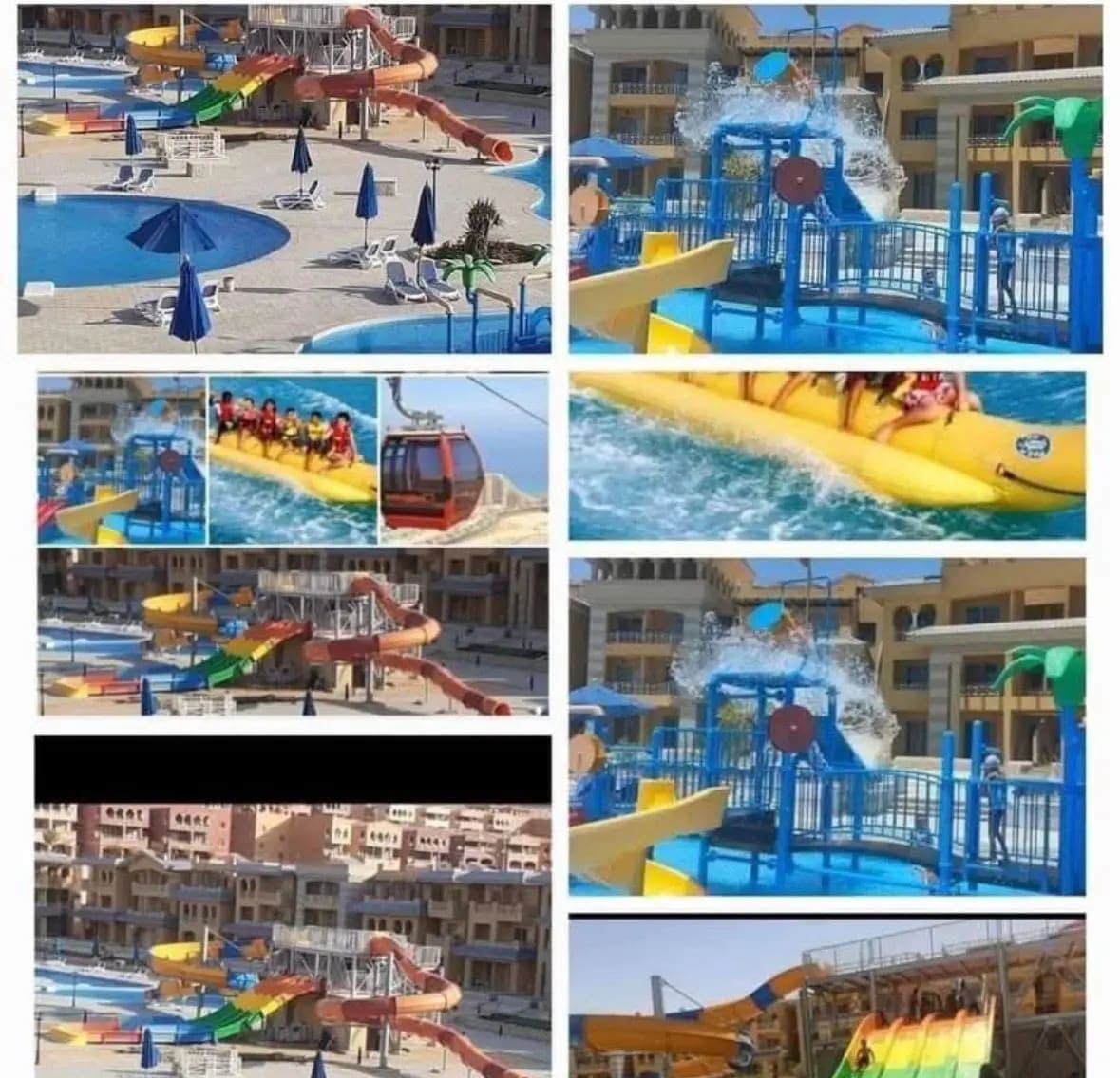 شاليه غرفة نوم مع إطلالة على البحر في بورتو السخنة